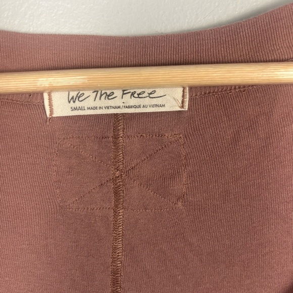 Free People Women's Clover Split-Neck Babydoll Tunic in dusty pink size small - Picture 4 of 7